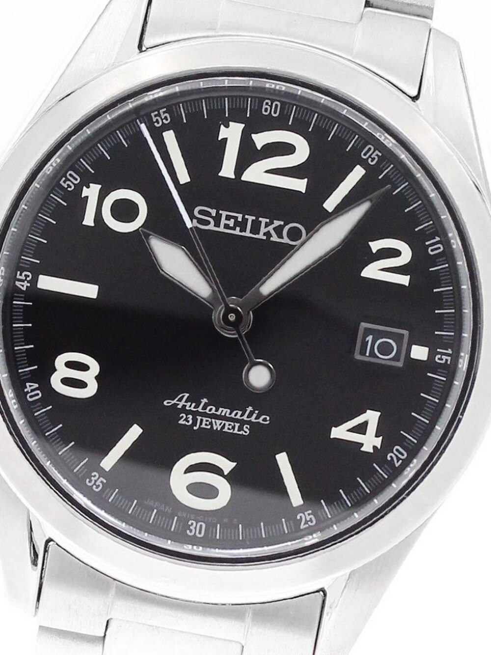 SEIKO mechanical SARG009/6R15-02R0 Date Black Dial Automatic Men's Watch
